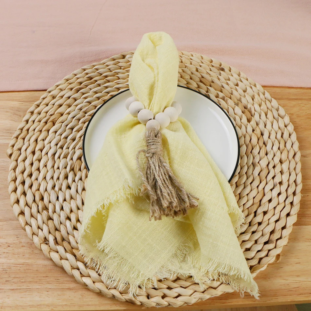 Guardanapo de Tecido de Algodão - Kit 24 unidades