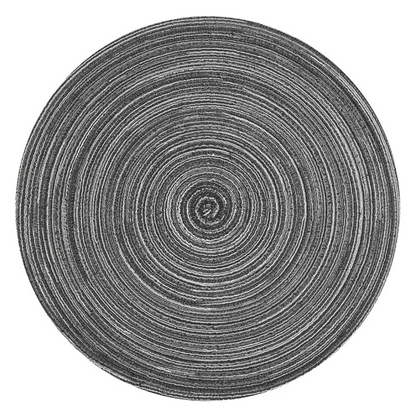 Jogo Americano Redondo Trançado 6 Peças