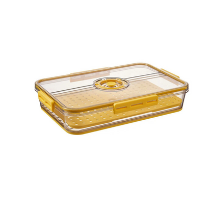 Vasilha de Plástico com Tampa com Controle de Tempo e Drenagem