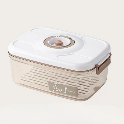 Vasilha de Plástico a Vácuo com Tampa Hermética e Bomba Manual