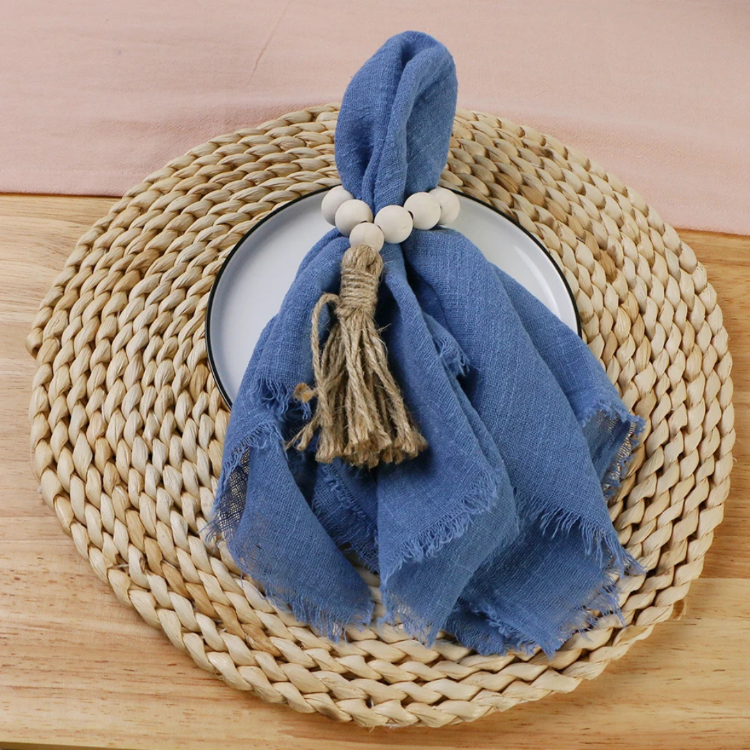 Guardanapo de Tecido de Algodão - Kit 24 unidades