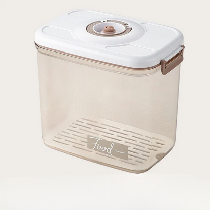 Vasilha de Plástico a Vácuo com Tampa Hermética e Bomba Manual