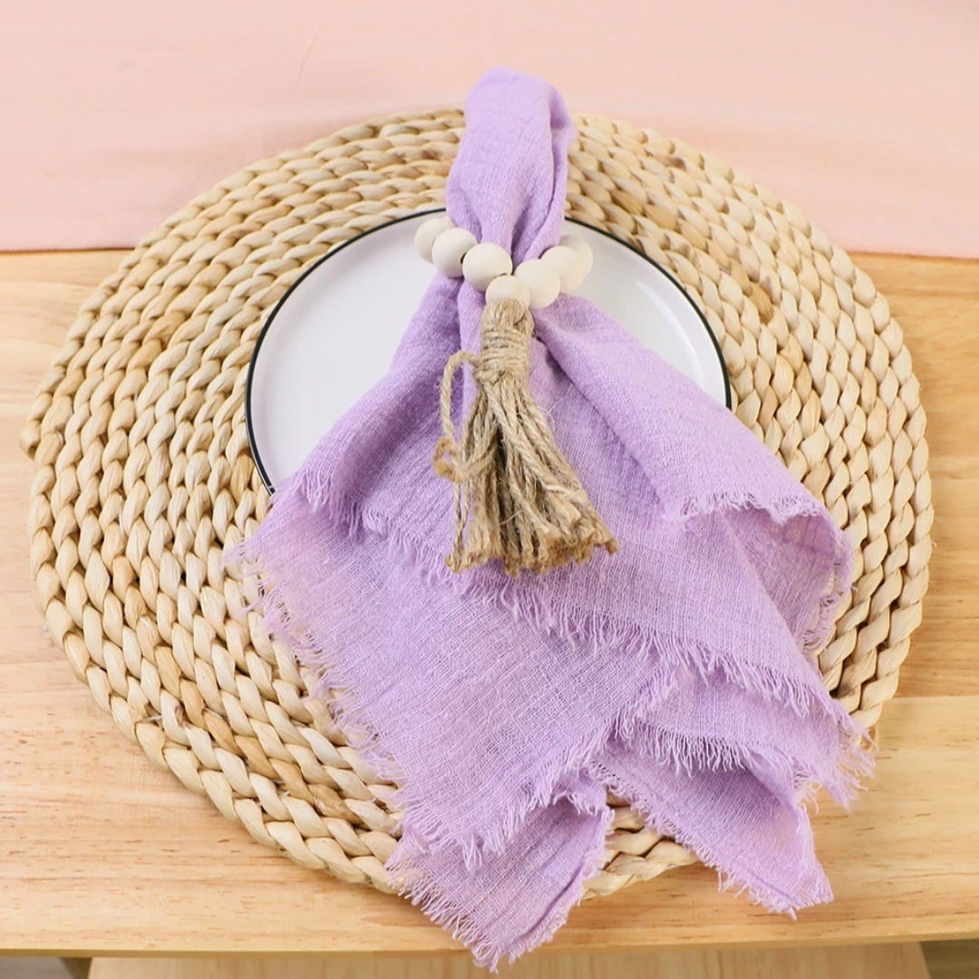 Guardanapo de Tecido de Algodão - Kit 24 unidades