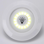 Kit 3 Luminárias LED Spot Sem Fio com Controle Remoto