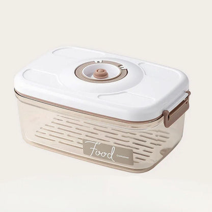 Vasilha de Plástico a Vácuo com Tampa Hermética e Bomba Manual