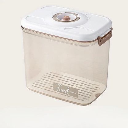 Vasilha de Plástico a Vácuo com Tampa Hermética e Bomba Manual