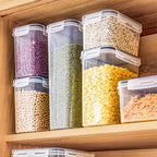 Sistema Completo de Organização 15 Peças + Etiquetas – Linha Pantry