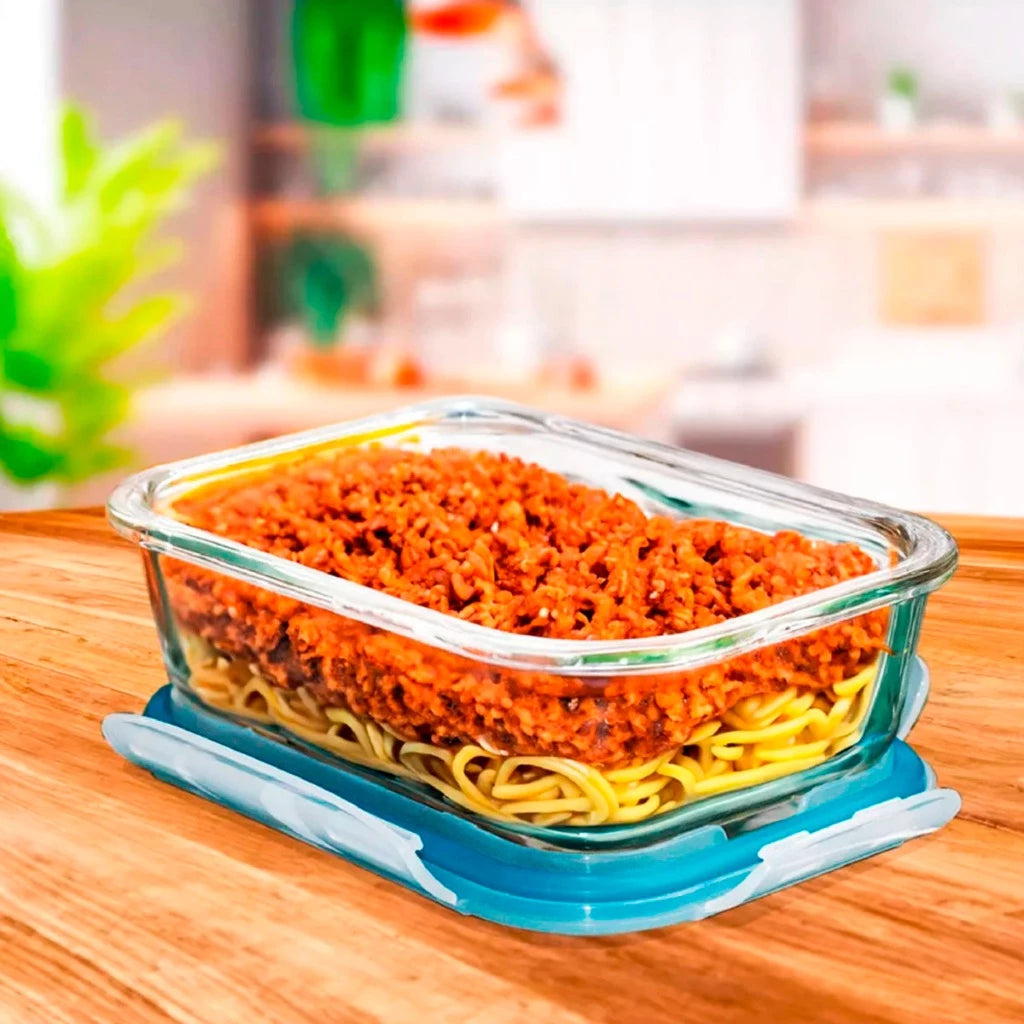 Kit Potes Herméticos de Vidro Borossilicato – Linha Fresh 1040ml