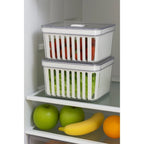 Kit 4 Organizadores com Cesto de Drenagem e Respiro – Linha Fresh 3,8L