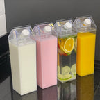 Kit 4 Garrafas Milk Box em Acrílico Clear – 1 Litro