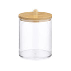 Pote Organizador Multiuso com Tampa de Bambu – Linha Eco Clear