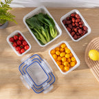Kit Trio Wash & Store com Cesto de Drenagem – Linha Fresh