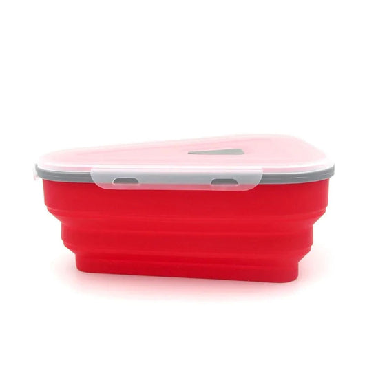 Organizador de Geladeira Triangular para Pizza em Silicone