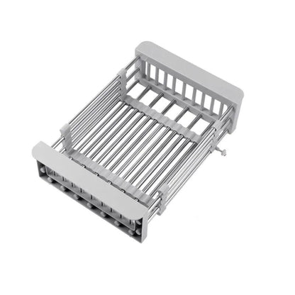 Escorredor de Louça Ajustável para Pia em Aço Inox