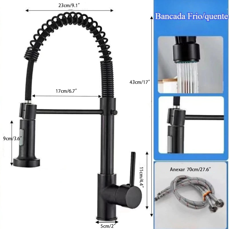 Torneira Gourmet Monocomando 360° – Linha Chef Premium