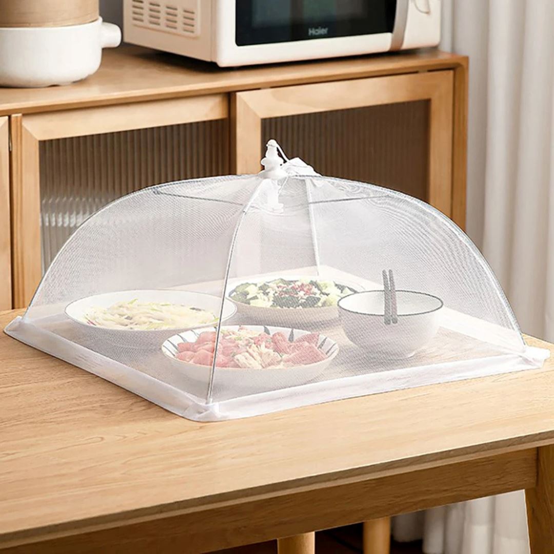 Tela Protetora de Alimentos Antimosca, Dobrável e Lavável
