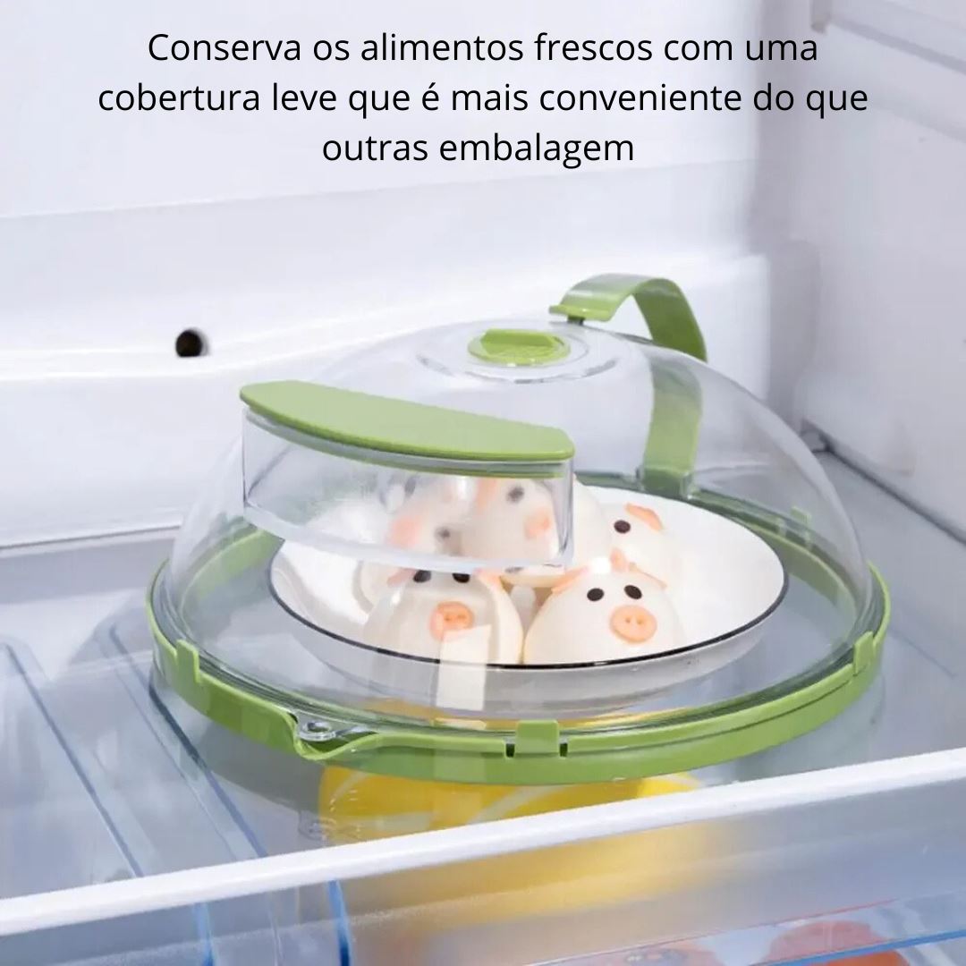 Tampa para Microondas para Alimentos com Isolamento Térmico