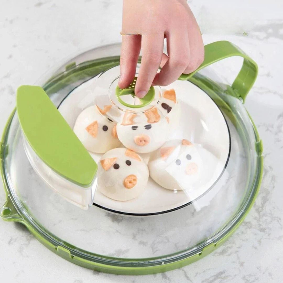 Tampa para Microondas para Alimentos com Isolamento Térmico