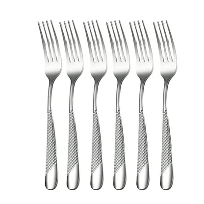 Conjunto de Talheres Prata em Aço Inox - 30 Peças