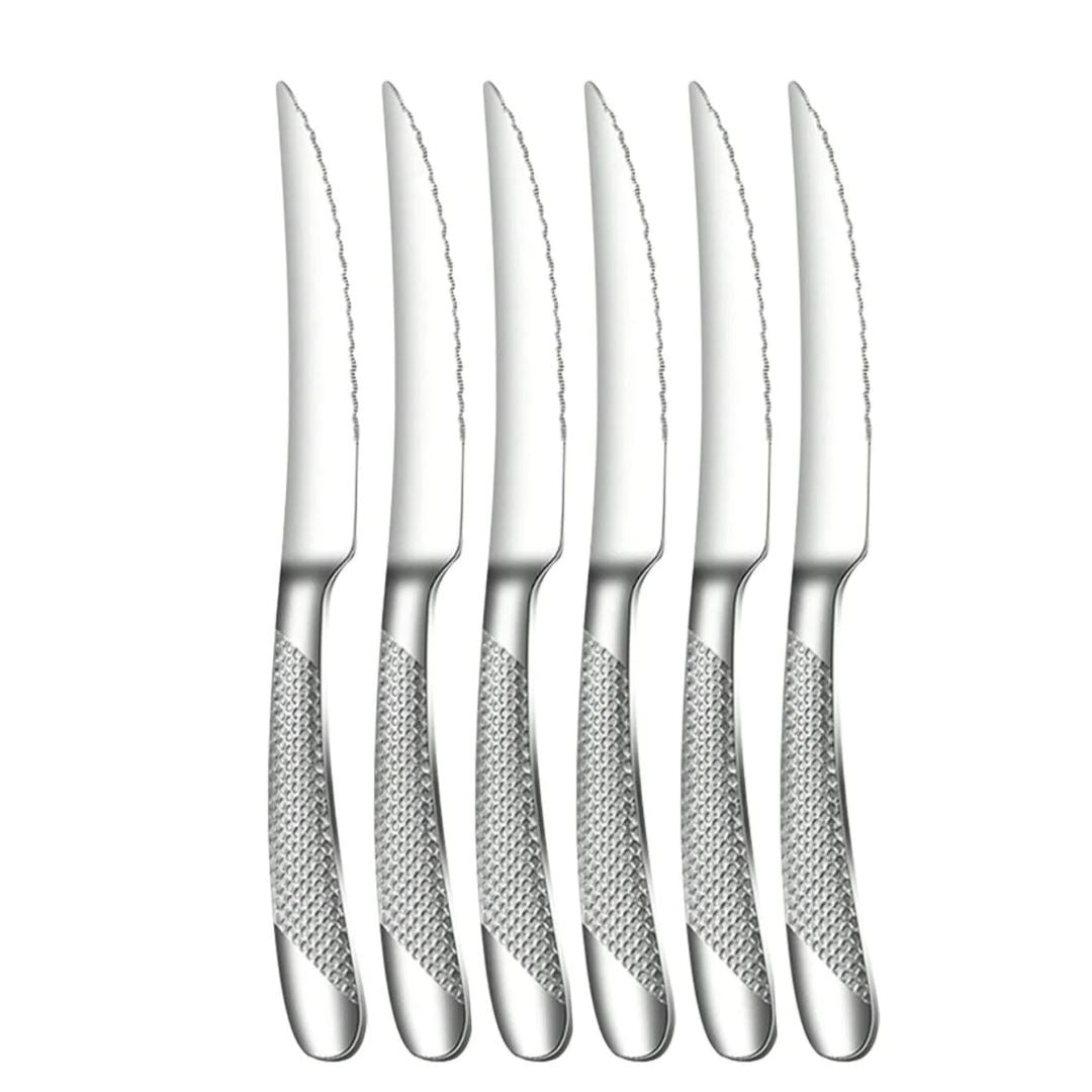 Conjunto de Talheres Prata em Aço Inox - 30 Peças