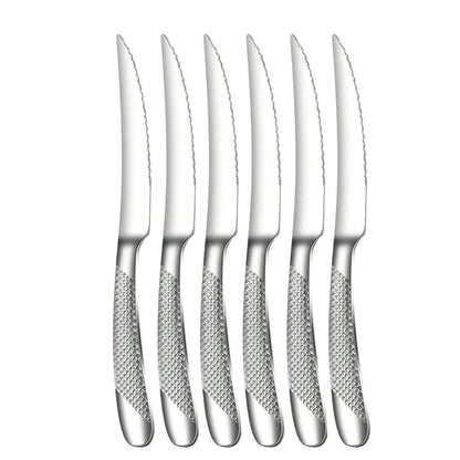 Conjunto de Talheres Prata em Aço Inox - 30 Peças