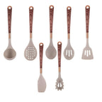 Kit de Utensílios de Cozinha em Silicone Antirrisco