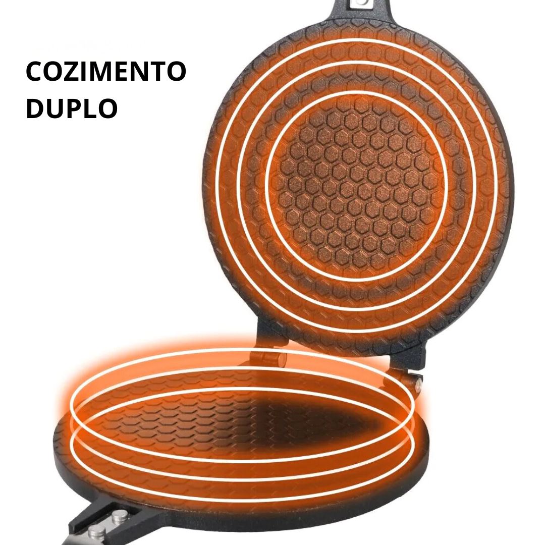 Forma de Waffles e Cones Antiaderente