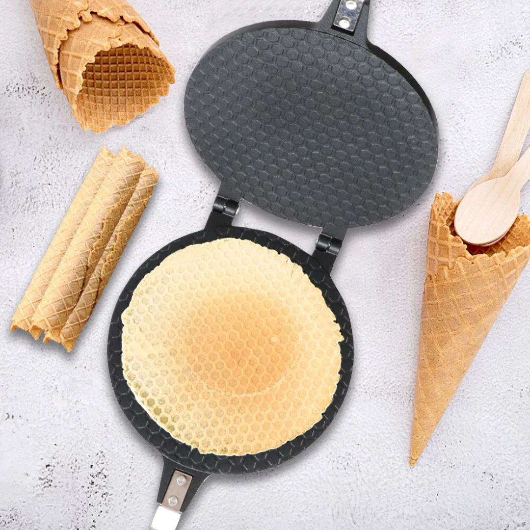 Forma de Waffles e Cones Antiaderente