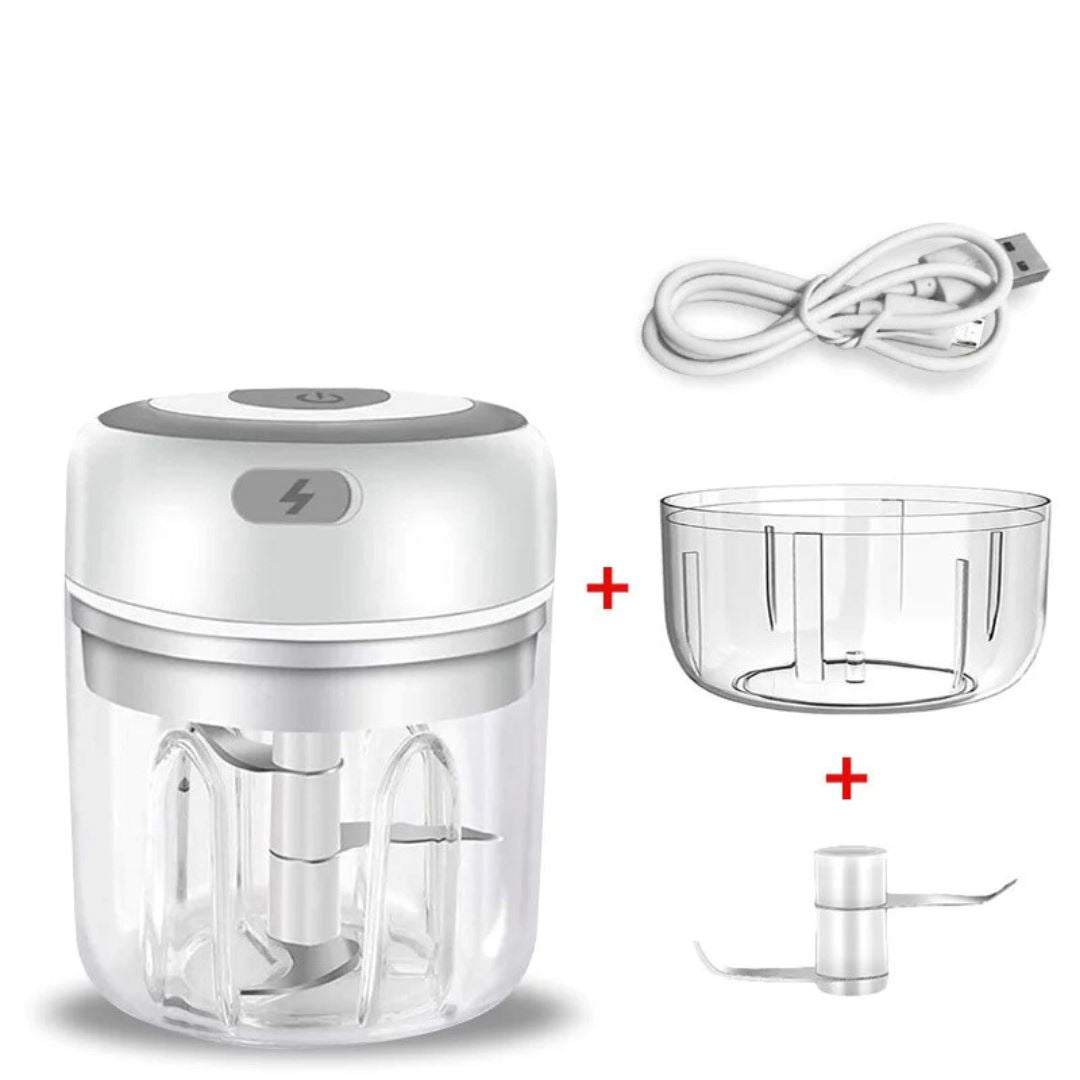 Mini Processador de Alimentos Elétrico e Portátil