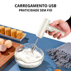 Misturador Elétrico Portátil Sem Fio com 3 Velocidades