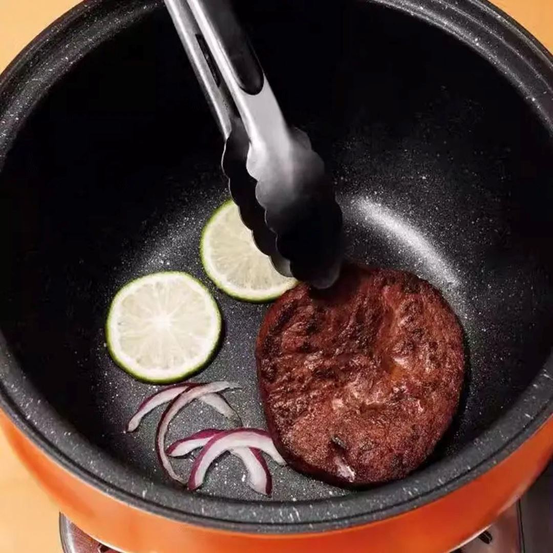 Panela Abóbora Antiaderente de Pressão Leve 8L