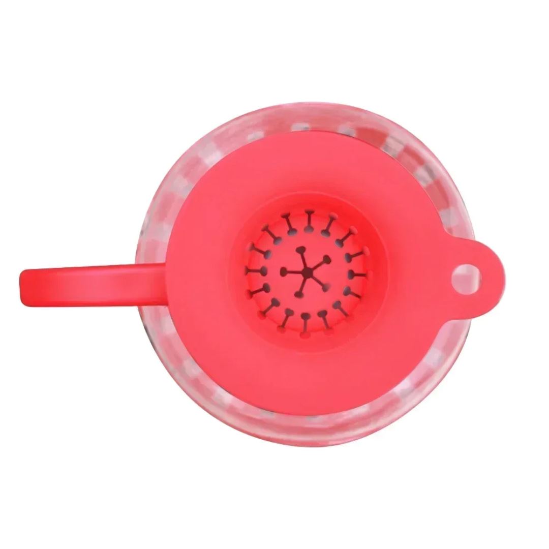 Pipoqueira de Vidro para Micro-ondas com Tampa de Silicone