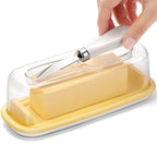 Porta Manteiga com Tampa e Faca Inox