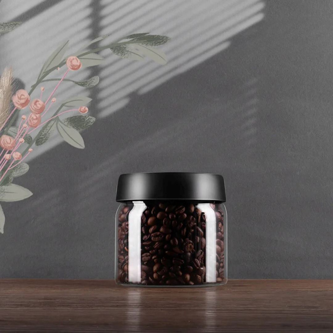 Pote Hermético de Vidro com Vedação a Vácuo