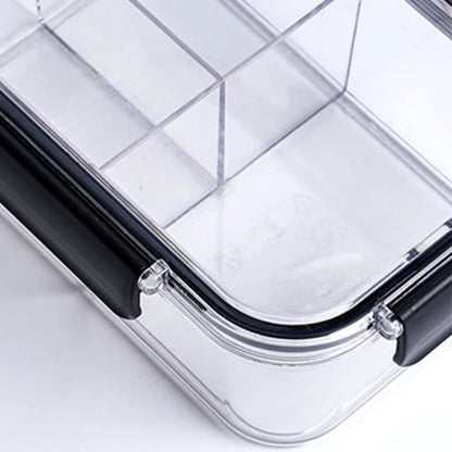 Vasilha de Plástico com Tampa e Divisórias