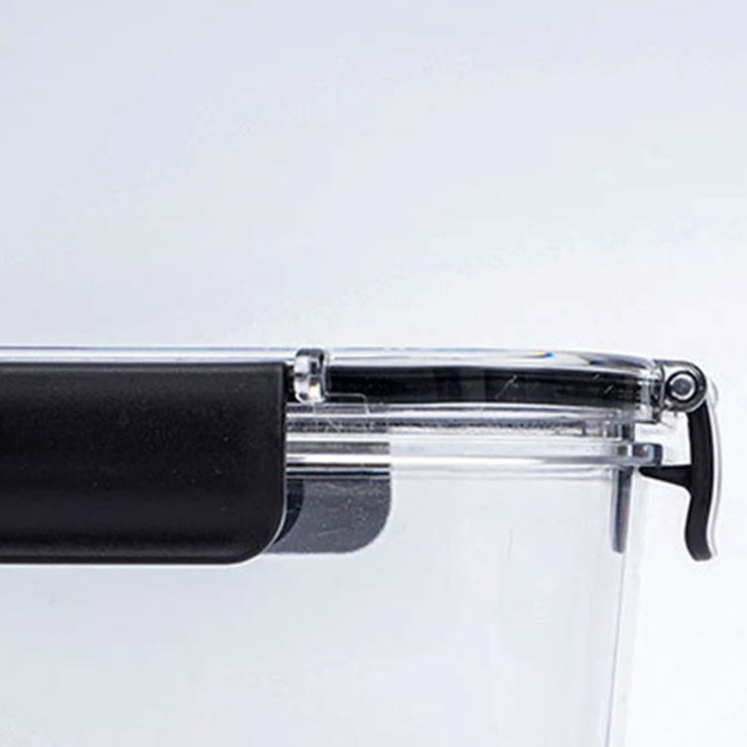 Vasilha de Plástico com Tampa e Divisórias