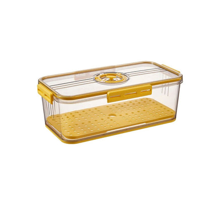 Vasilha de Plástico com Tampa com Controle de Tempo e Drenagem