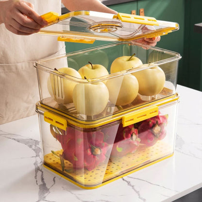 Vasilha de Plástico com Tampa com Controle de Tempo e Drenagem