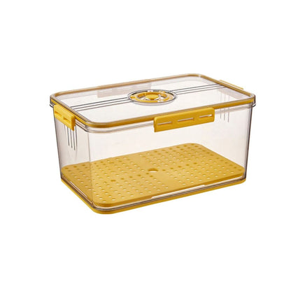 Vasilha de Plástico com Tampa com Controle de Tempo e Drenagem