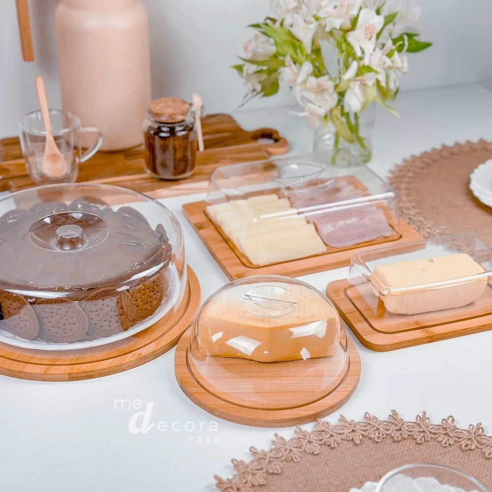 Kit Café da Manhã Completo 4 Peças – Linha Bamboo Tableware