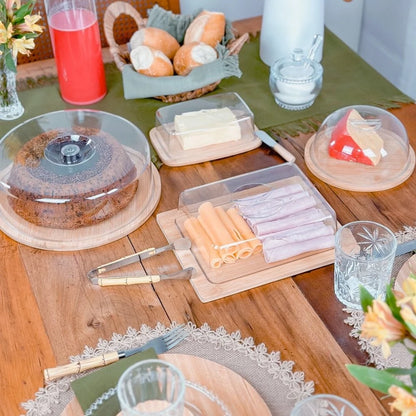 Kit Café da Manhã Completo 4 Peças – Linha Bamboo Tableware