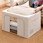 Box Organizador Estruturado em Tecido Oxford – Com Visor